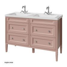 Caprigo Тумба с раковиной ALBION CONCEPT 125 см, красная