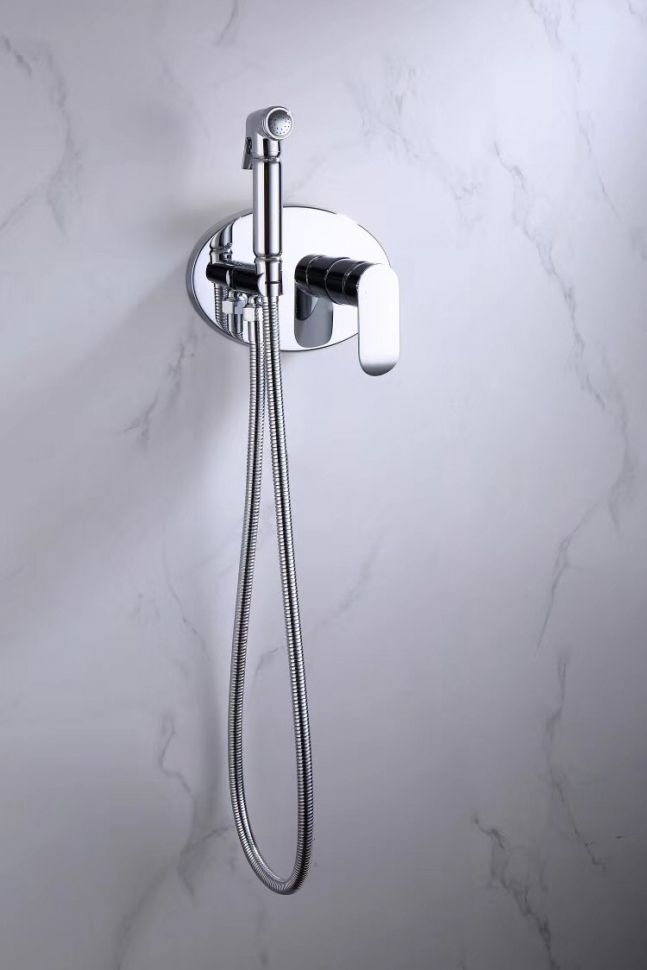 Приобрести grocenberg смеситель с гигиеническим душем, хром gb003cr