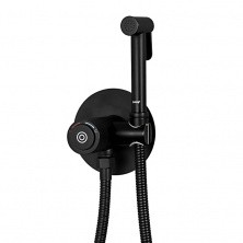 Gappo Смеситель с гигиеническим душем G7288-6, черный матовый 30096