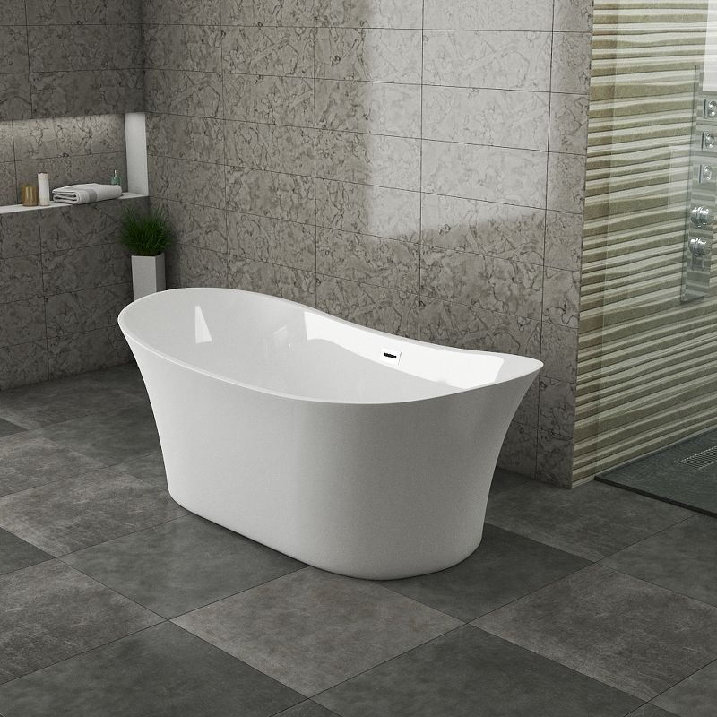 Приобрести grossman отдельностоящая ванна 170x80 см, белая gr-2101