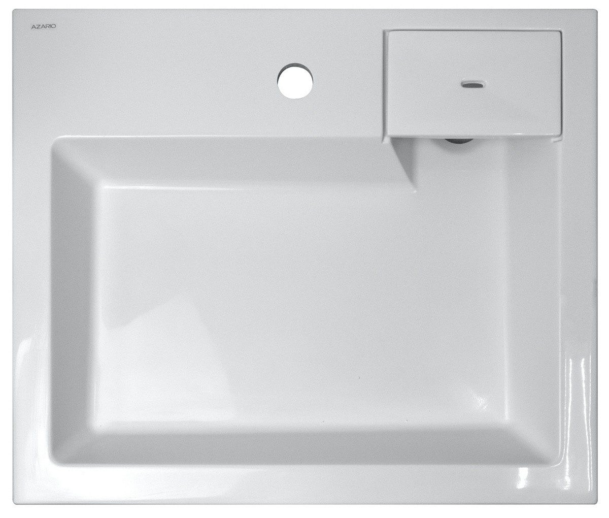 Приобрести раковина над стиральной машиной azario etna 60х50 см с сифоном