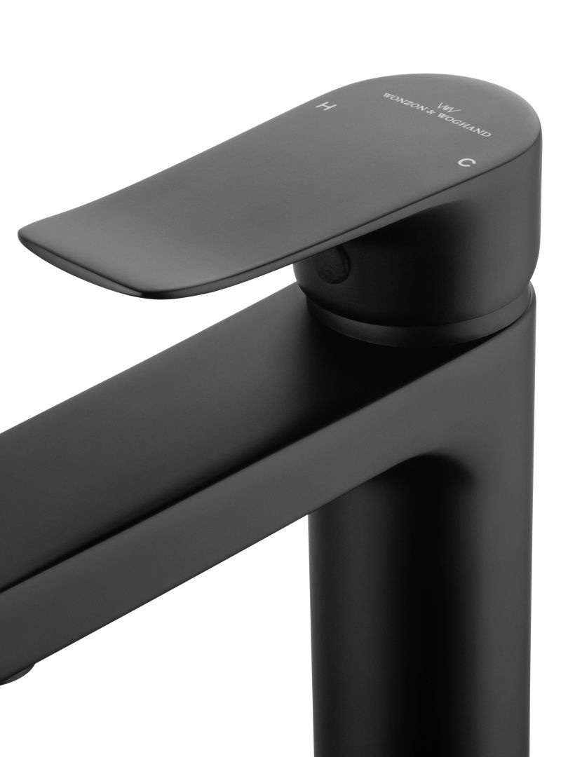 Приобрести смеситель для раковины wonzon & woghand blend, черный матовый (ww-a40222-mb)