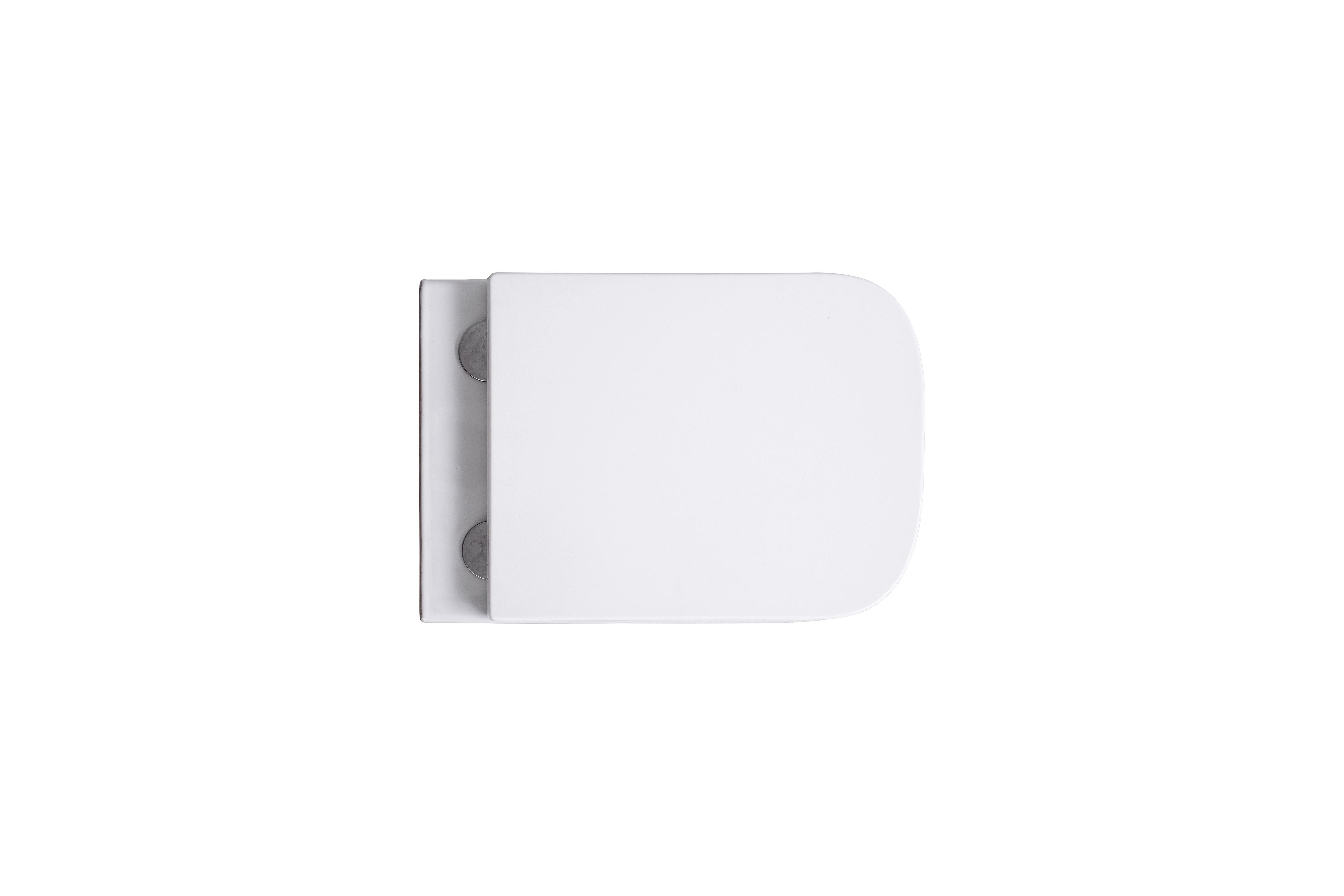 Приобрести sintesi подвесной безободковый унитаз balti с крышкой-сиденьем дюрапласт, микролифт