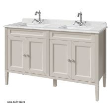 Caprigo Тумба с раковиной ALBION CONCEPT 140 см, светло серая