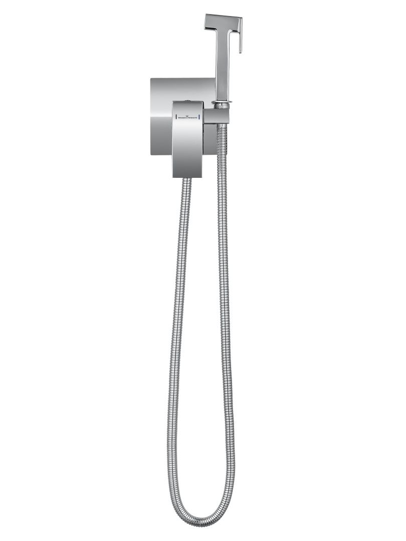 Приобрести смеситель с гигиеническим душем встраиваемый wonzon & woghand fit, хром (ww-88829009-cr)