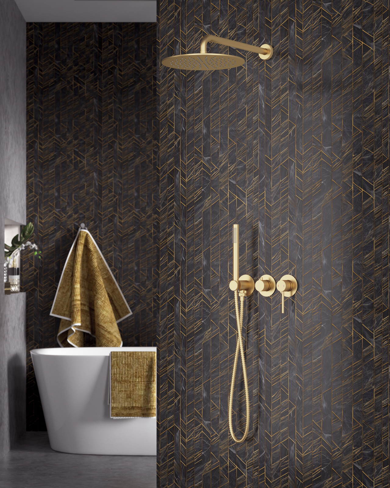 Приобрести душевая система встроенная timo saona sx-2349/17sm золото матовое