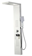 Душевая система ViEiR Shower System с гидромассажем 1282 мм, зеркальный хром VR26-J