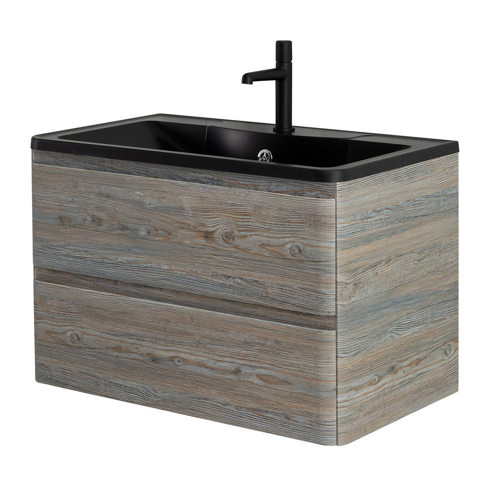 Приобрести belbagno тумба с раковиной albano 100 см, подвесная pino scania, чёрная раковина