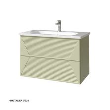 Caprigo Тумба с раковиной MODO Terza 80 см, фисташка 35612 13