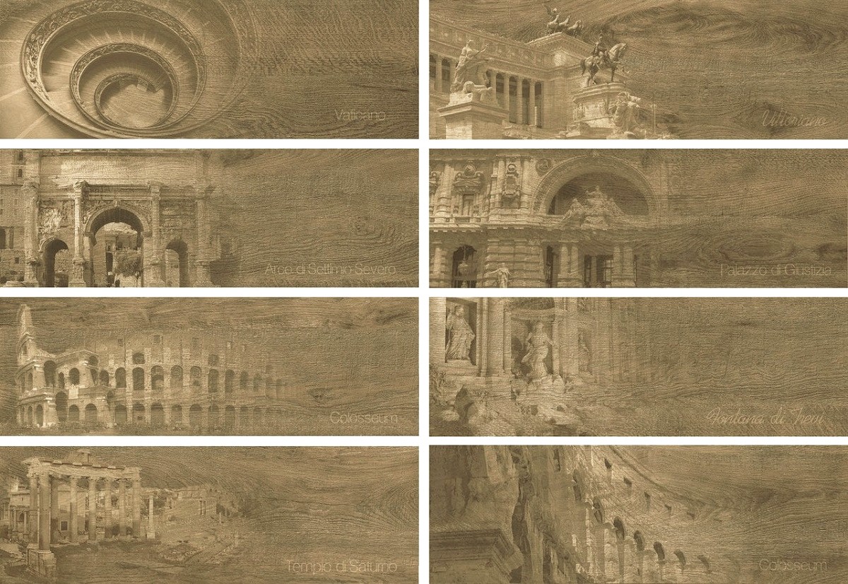 Приобрести декор напольный grasaro italian wood 200х600, sr, темно коричневый