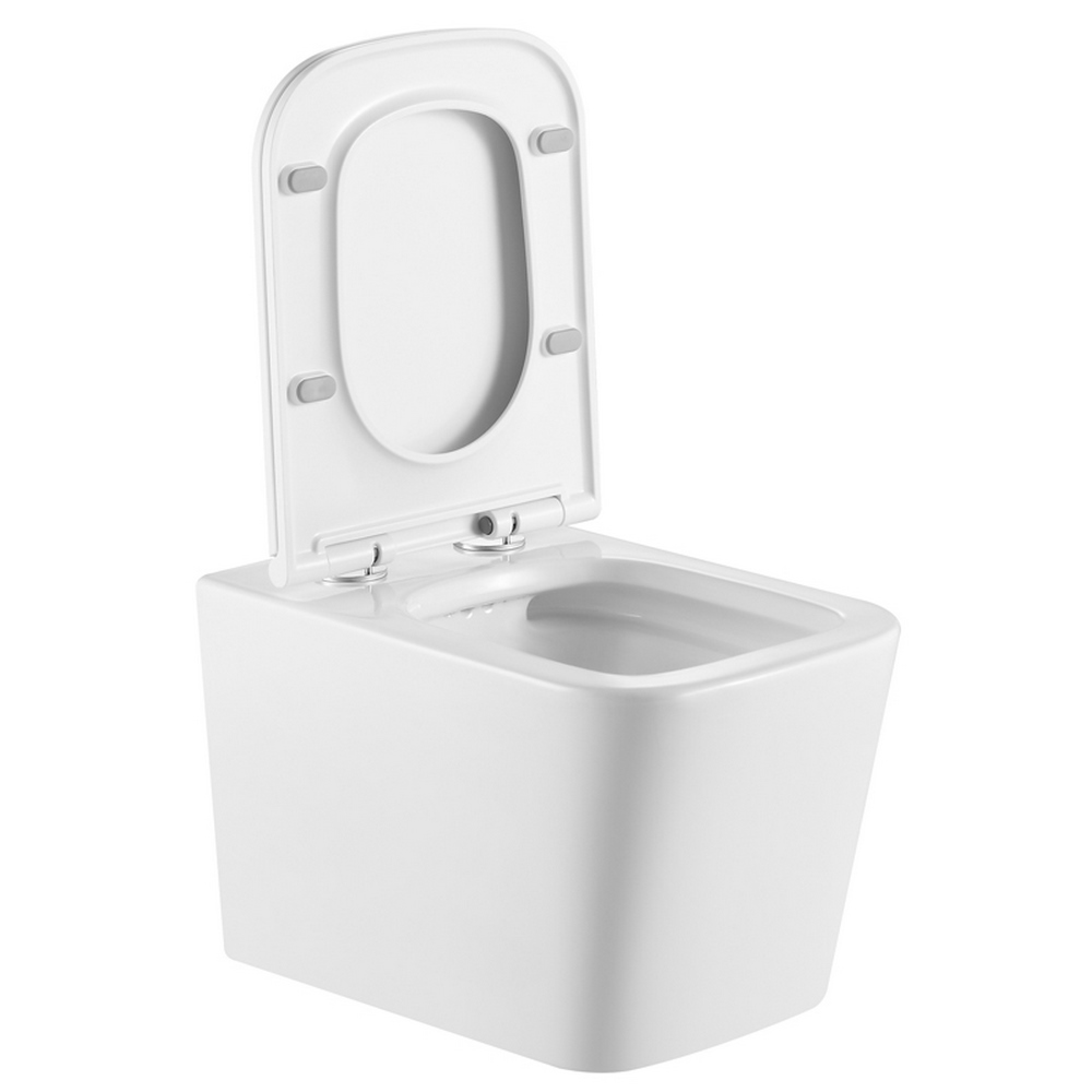 Приобрести triton подвесной унитаз verso 3032 tornado, безободковый с тонким сиденьем, микролифт