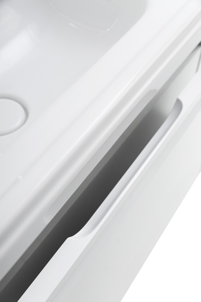 Приобрести cezares тумба подвесная с раковиной giubileo 80 см bianco lucido, белый глянец giubileo-800-1c-so-bl