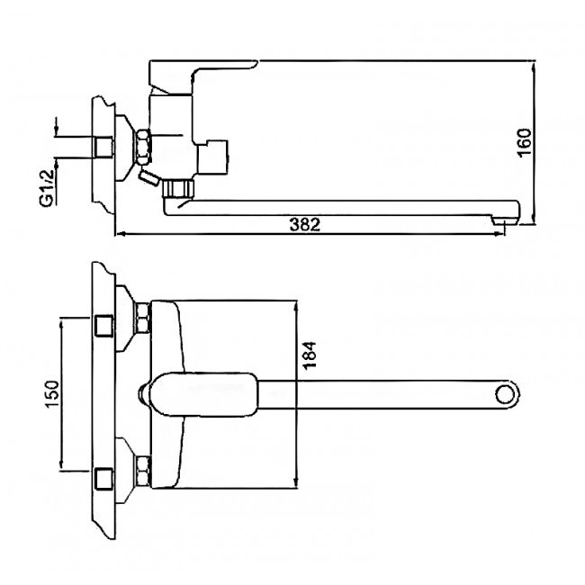 Приобрести gappo смеситель для ванны и душа g2248, белый\хром 85249