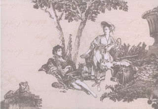 Приобрести декор настенный керамин пастораль панно 3 бежевое тип 4 40*27,5см