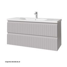 Caprigo Тумба с раковиной FORTE-Smalty TYPE 120 см, серая, эмаль