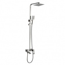 HAIBA Душевая система, квадратная d-200мм, нержавеющая сталь HB24815