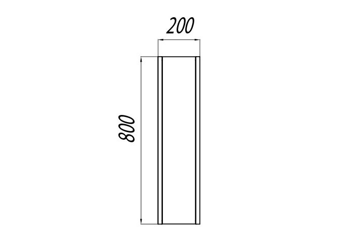Приобрести модуль для зеркала подвесной акватон брук 20 см, 1a201003bcdl0, цвет - белый/дуб латте