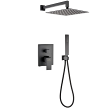 Grocenberg Встраиваемая душевая система, черный GB5089BL-3