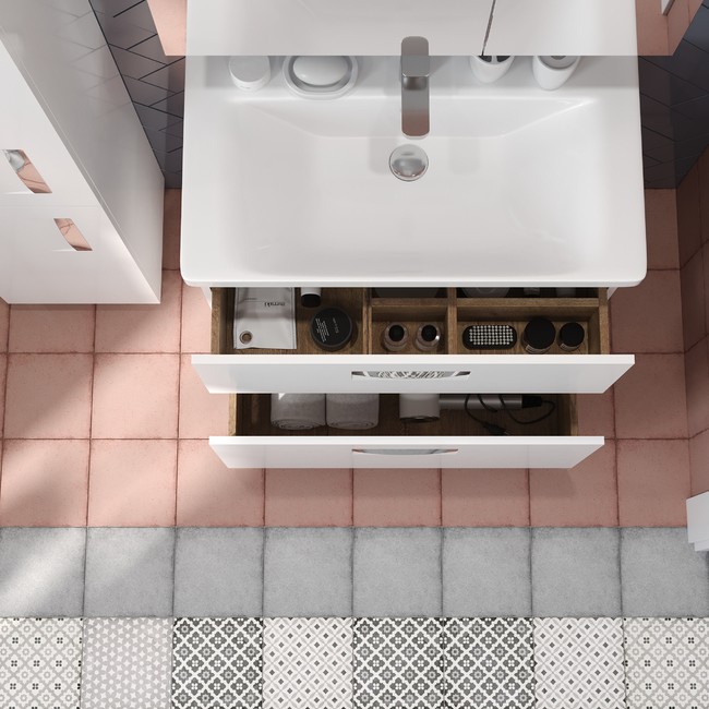 Приобрести briz тумба напольная irida 80 см, белая, т8-80