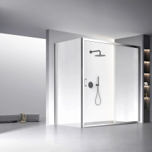 Veconi Душевое ограждение Rovigo 100х170 см, хром, прозрачное RV060-170100-01-C5