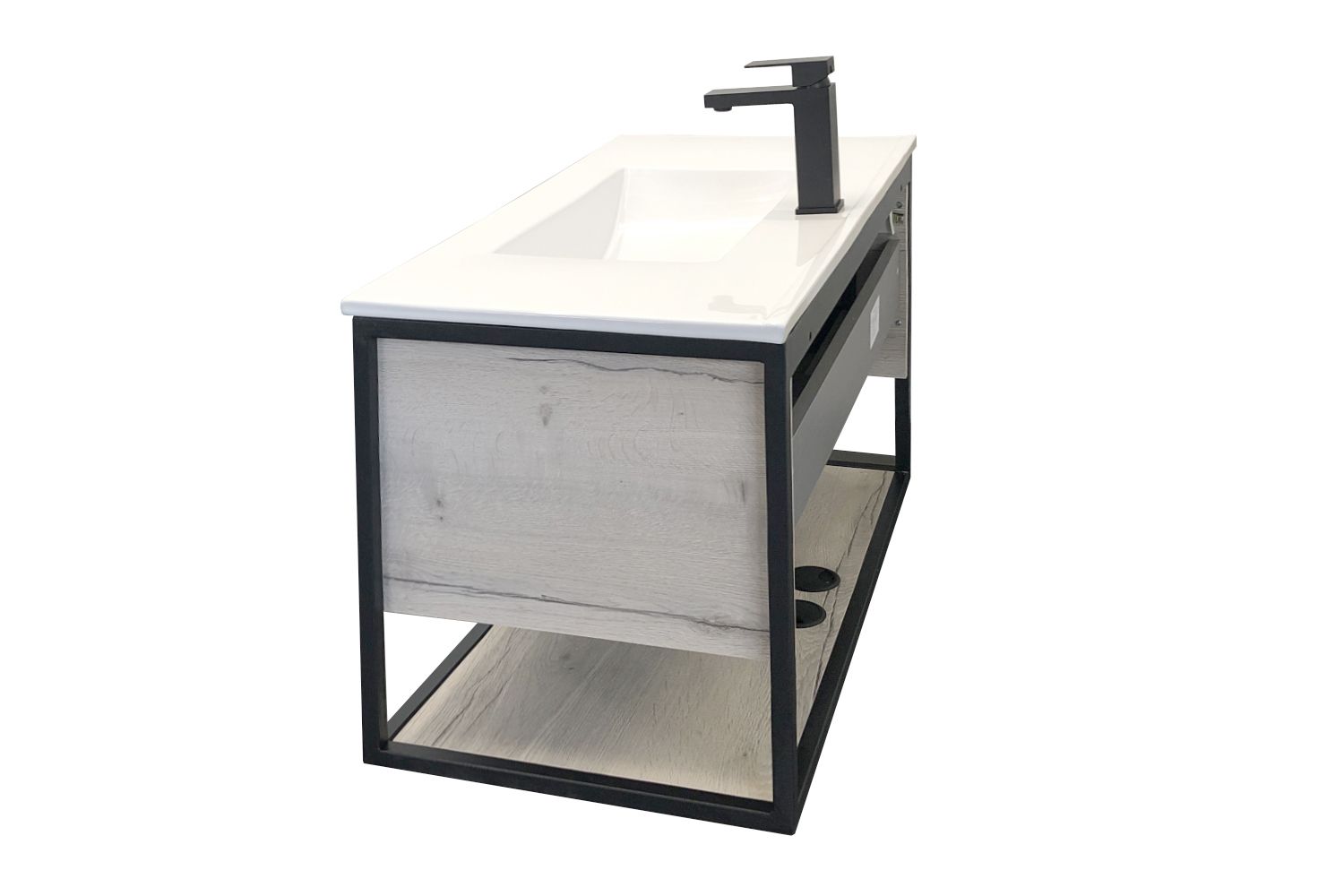 Приобрести сomforty тумба с раковиной бонн 90 графит/дуб дымчатый