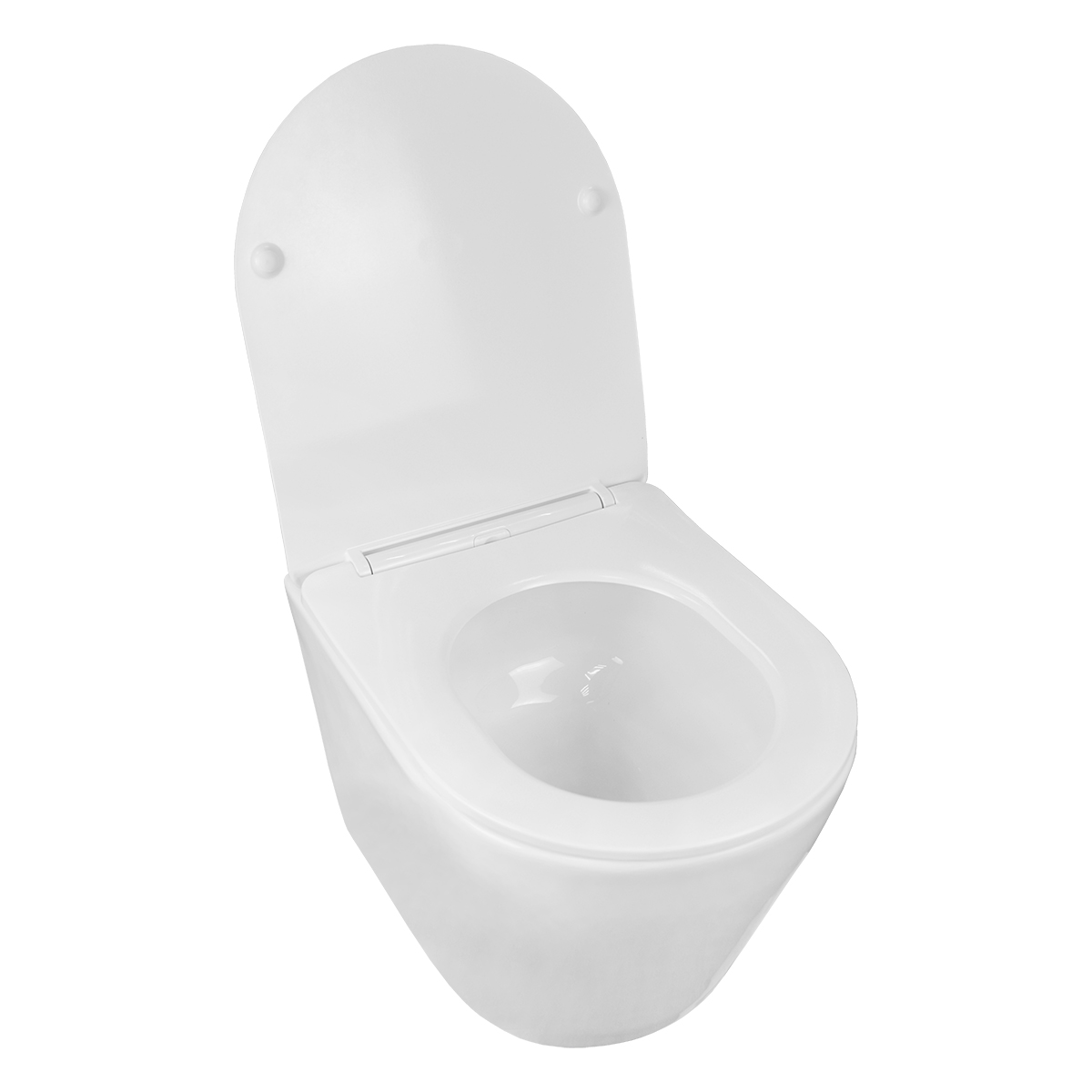 Приобрести loranto унитаз подвесной krosa 36х48,5 см с системой смыва "tornado" (87266)