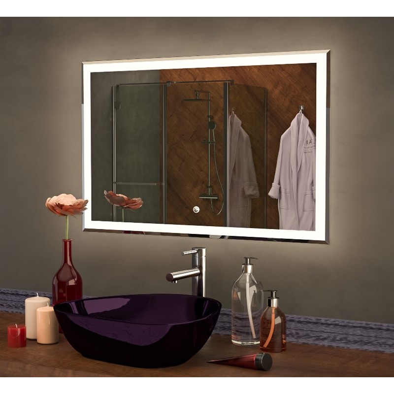 Приобрести azario зеркало minio влагостойкое с подсветкой 1000*800