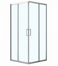SEATTLE 131 S A Душевое ограждение 100*100*195 хром, 6мм прозрачное стекло
