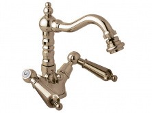 CEZARES Смеситель для биде FIRST с донным клапаном, бронза FIRST-BS2-02-M