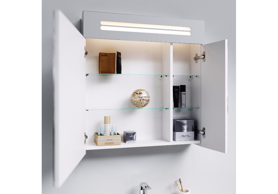 Приобрести зеркало-шкаф aqwella нео 80 см neo.04.08