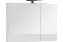 Aquanet Зеркальный шкаф Верона 90 см, белый