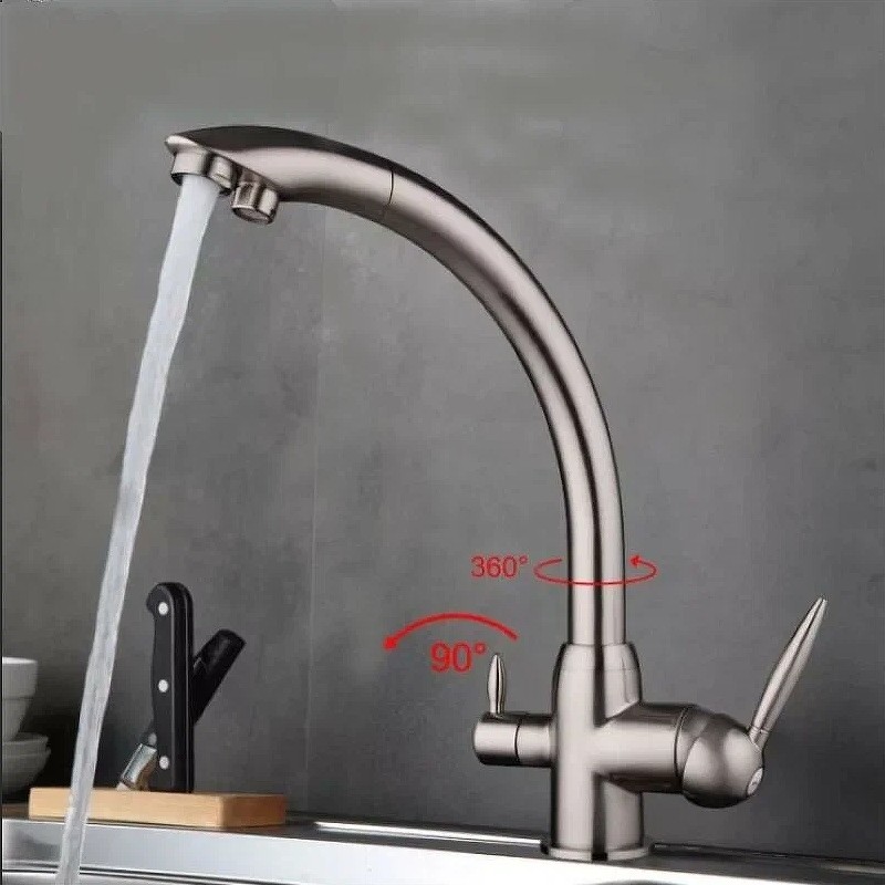 Приобрести haiba смеситель для кухни 323мм, хром hb-76845