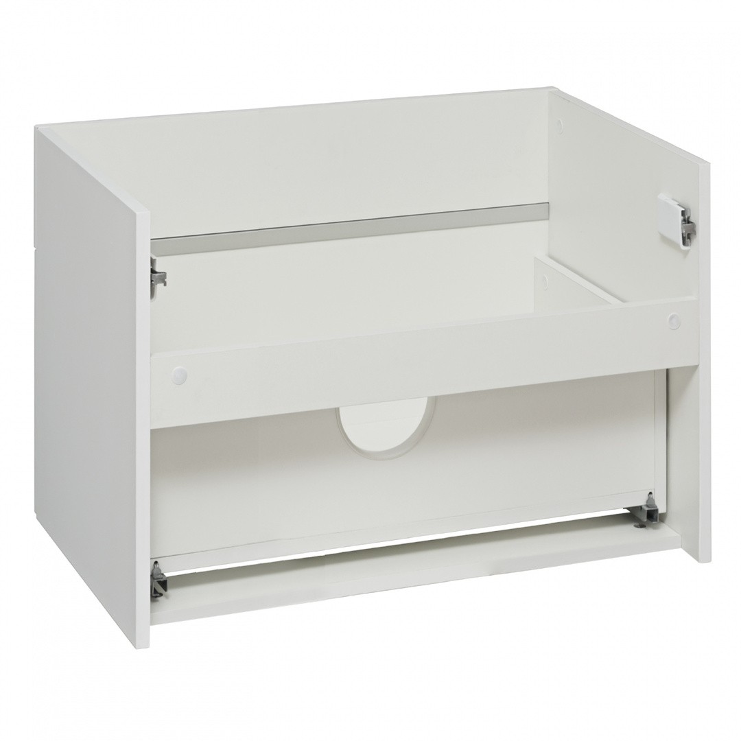 Приобрести aqua de marco тумба подвесная с раковиной axioma 60см, один ящик, белый 2060wgaxi/h; s-um-com60/1-w