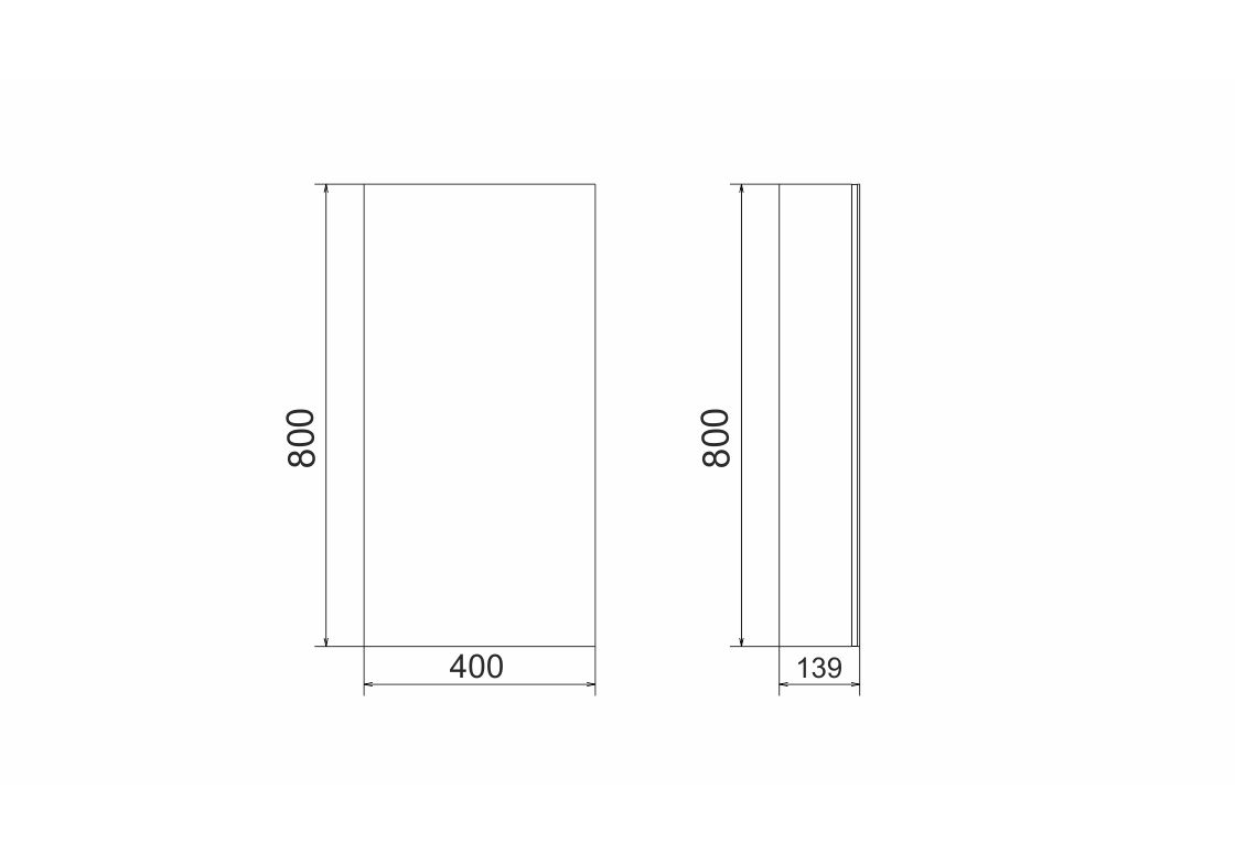Приобрести зеркало-шкаф velvex klaufs 40 см zskla.40-216, белый