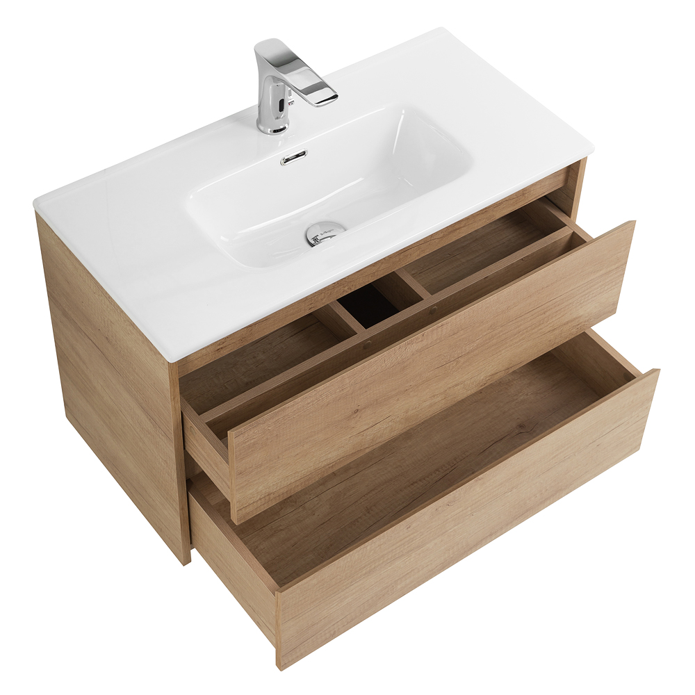 Приобрести belbagno тумба с раковиной kraft 39 80 см, подвесная rovere nebrasca nature, белая раковина