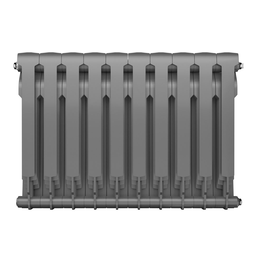 Приобрести royal thermo радиатор биметаллический biliner 500 /silver satin ( серебристый ) - 10 секц.