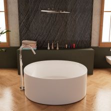 Frank Акриловая ванна F6107 White,150х150 см, отдельностоящая