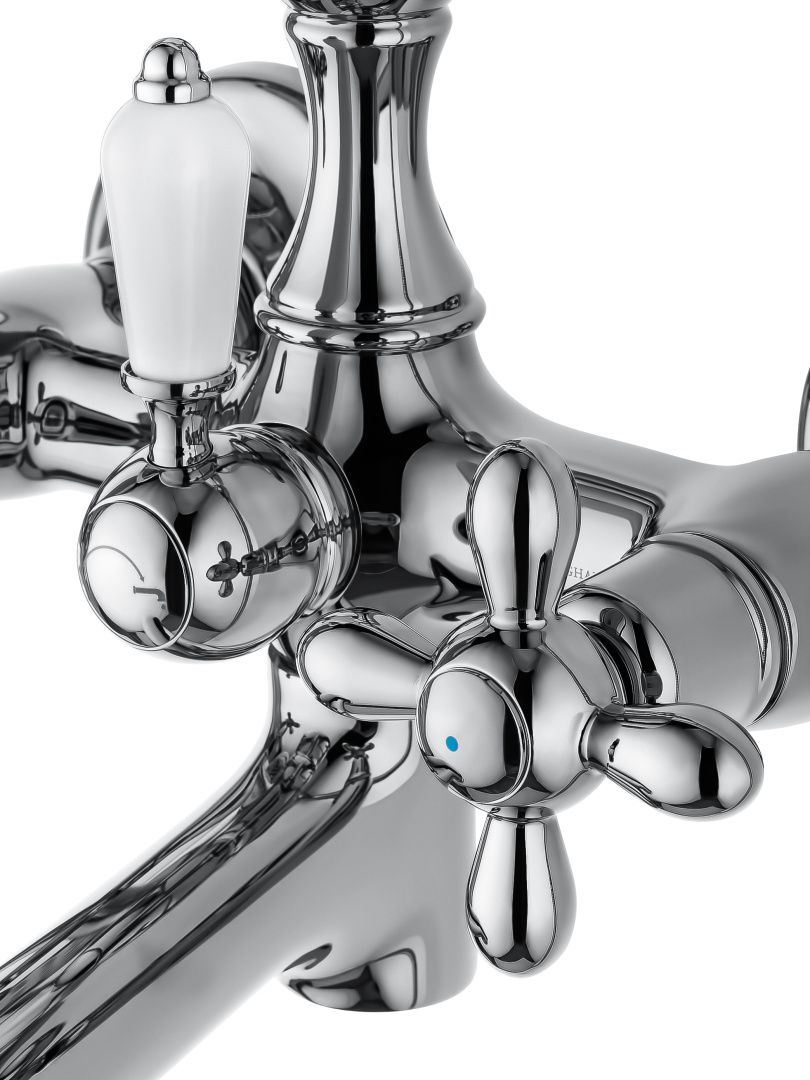 Приобрести смеситель для ванны с душем wonzon & woghand retro, хром (ww-88639020-cr)