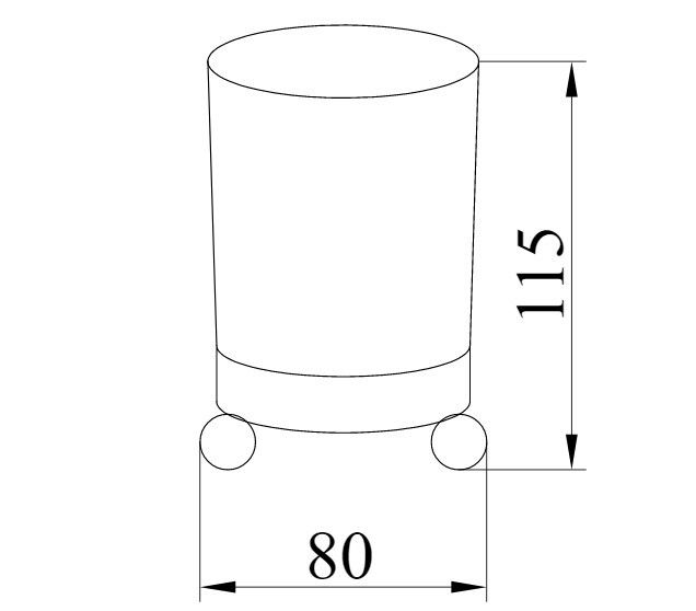 Приобрести boheme стакан для зубных щеток hermitage, бронза 10331