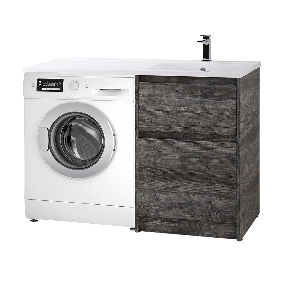 Приобрести belbagno тумба с раковиной kraft 120 см, напольная kraft-lvd-58/120-r pino pasadena, белая раковина