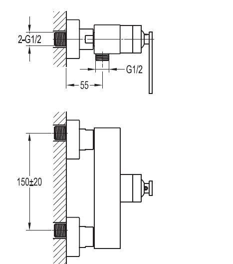 Приобрести cezares смеситель для душа city, хром city-f-d-01