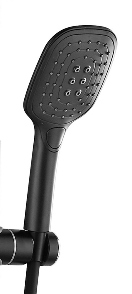 Приобрести душевая система azario с поворотным изливом, черный/золото