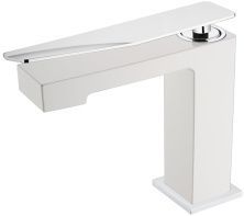 Boheme Смеситель для раковины Q, белый\хром 141-WCR.2