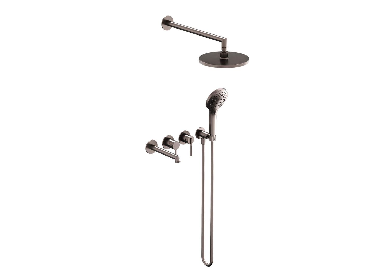 Приобрести hayzburg встраиваемая душевая система, никель hb-4004-3bn