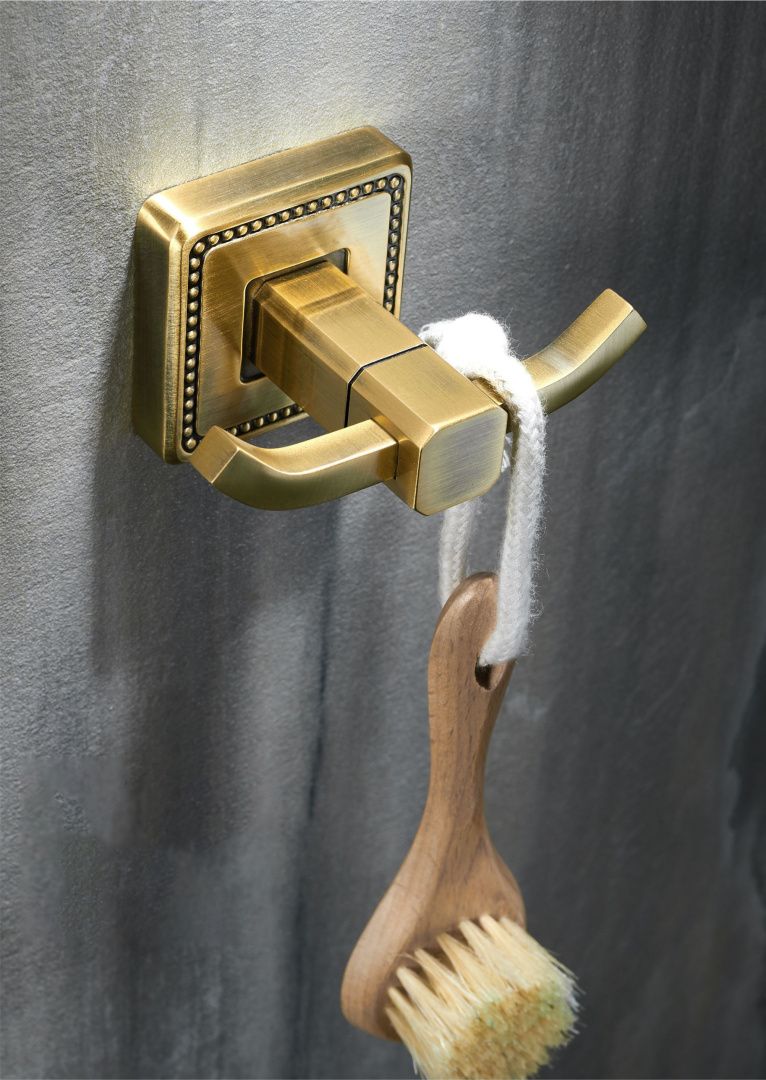 Приобрести двойной крючок для ванной wonzon & woghand roma, бронза (ww-7225)