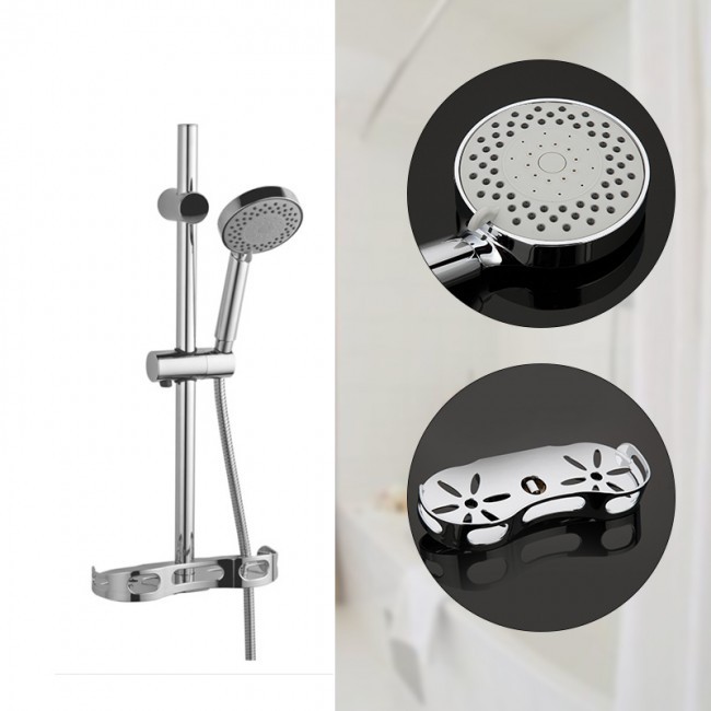 Приобрести gappo душевой гарнитур g8002 с полкой, хром 88612