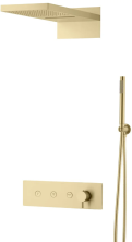 Boheme Душевая система Fusion, встраиваемая, матовое золото 130-MG