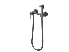 Hayzburg Смеситель с гигиеническим душем, графит HB-2006GG