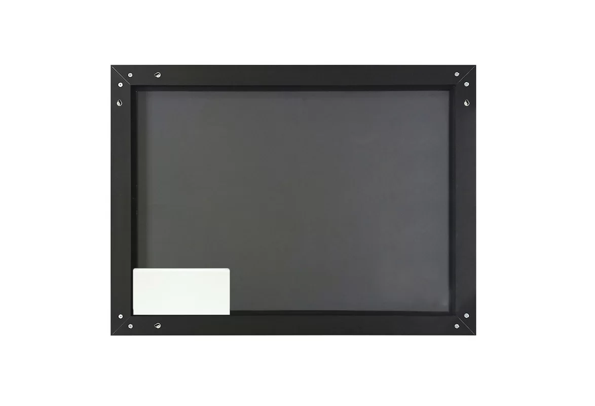 Приобрести continent зеркало с подсветкой solid black 90х80 см, черное