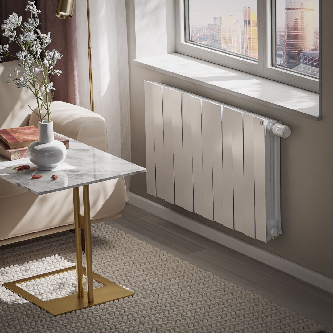 Приобрести royal thermo радиатор биметаллический pianoforte 500 /bianco traffico ( белый ) vdr80 - 12 секц.